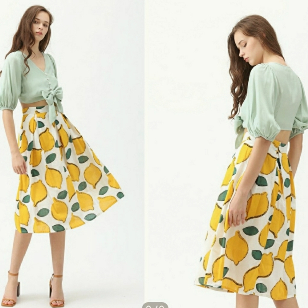 Chicwish Lemon Skirt